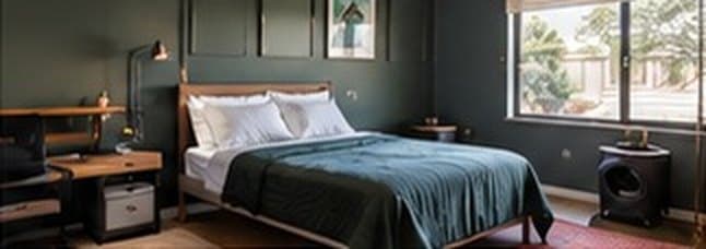 Bright room in a tidy share house